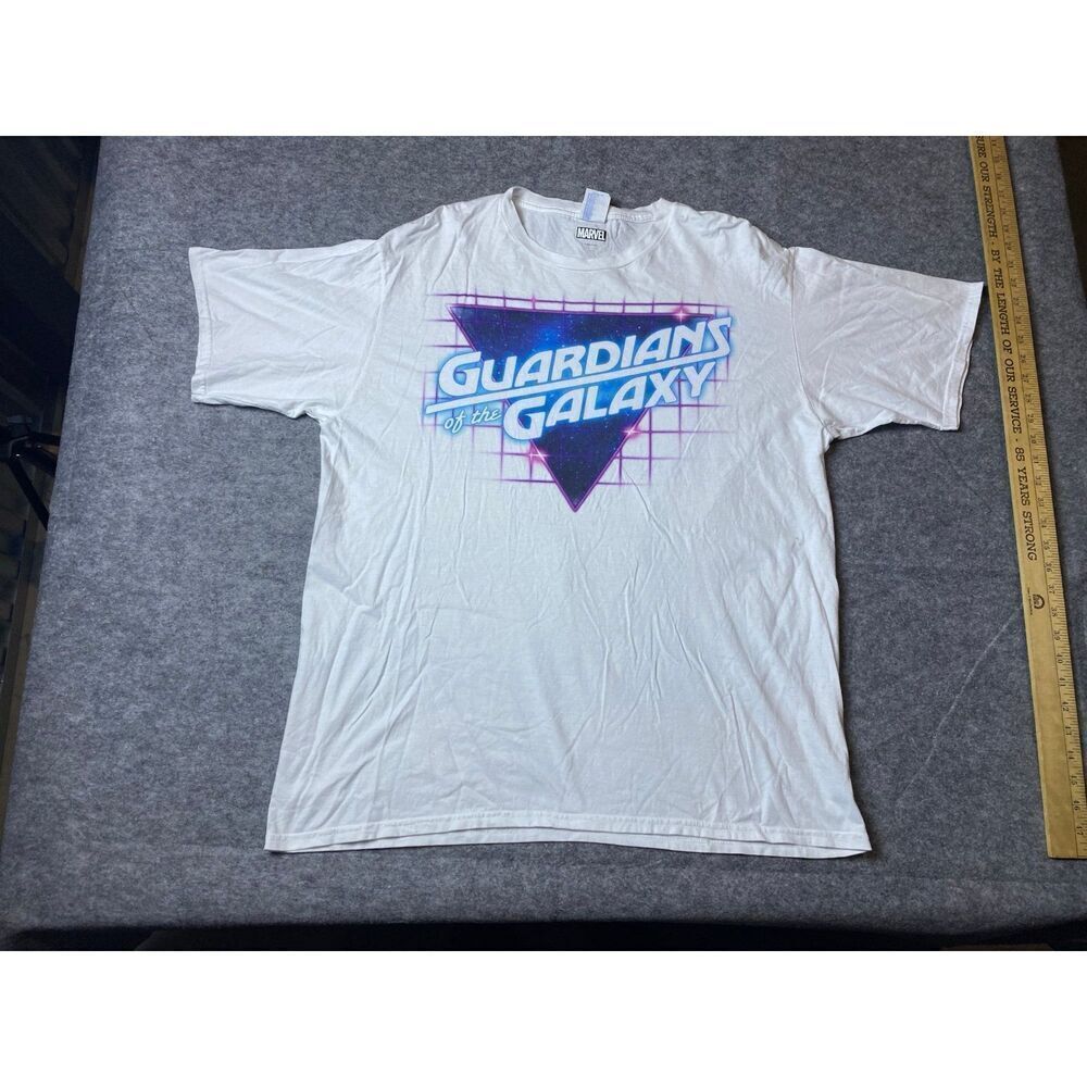 Guardians of the Galaxy Shirt Mens Extra Large White Marvel Graphic Tee
